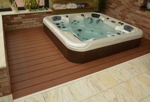 terasa RELAZZO NATURO a vířivka KING SPAS