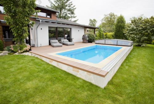 Easy-deck Dolomit hnědá s bazénem