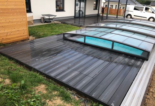 Dekl strojovny bazénu dvoukřídlý