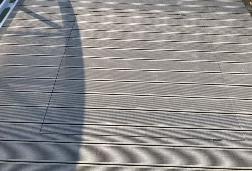 Dekl strojovny bazénu Megawood šedá