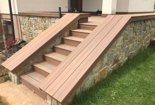 Obklad a schody Dolomit hnědá