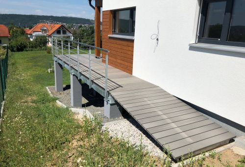 Nájezd z konstrukčního dřeva od Kasperia