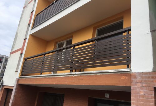 Kompletní renovace zábradlí balkonu od DUVOX