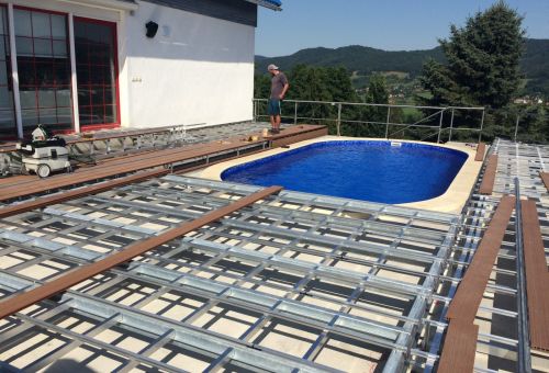 příprava dvojitého ALU roštu ...