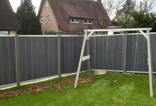 plotové pole Megawood LIMES šedá