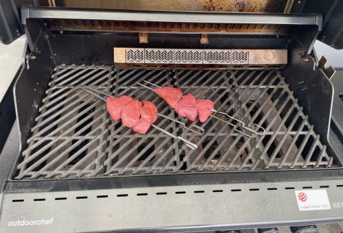 jsme si připravili oběd ...na Grilu Heat X-515