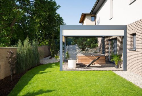 terasa RELAZZO NATURO s pergolou